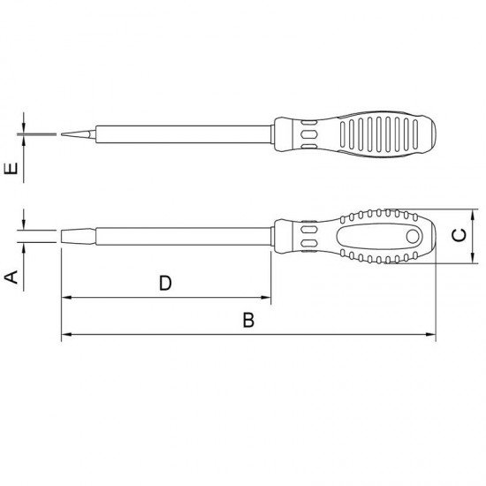 CHAVE DE FENDA ISOLADA IEC 60900 PONTA CHATA 3X75 MM TRAMONTINA