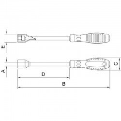 CHAVE CANHAO ISOLADA IEC 60900 - 3 MM TRAMONTINA