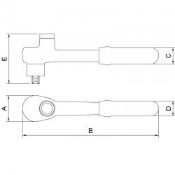 CATRACA ISOLADA IEC 60900 10 - ENCAIXE DE 1 2 TRAMONTINA