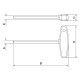 CHAVE CABO T  HEXAGONAL 5X160MM TRAMONTINA
