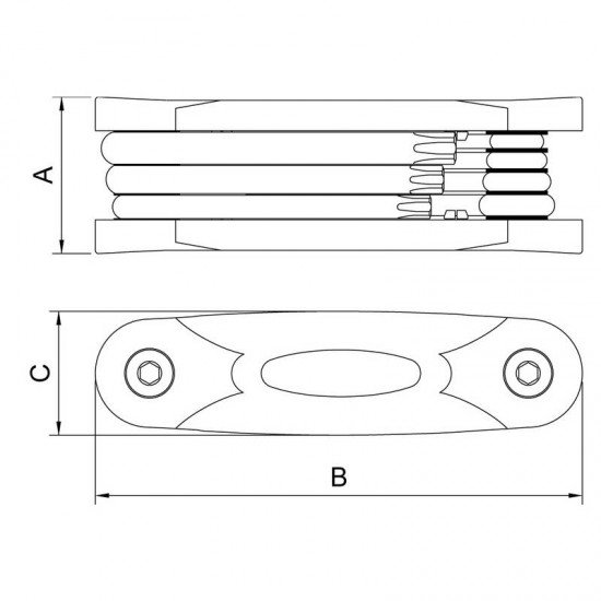 JOGO DE CHAVE TRAFIX COM ARMACAO 7 PECAS TRAMONTINA