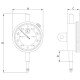 RELOGIO COMPARADOR CAPACIDADE 5 MM TRAMONTINA