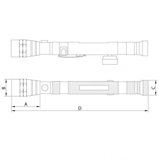 LANTERNA TELESCOPICA 7 TRAMONTINA