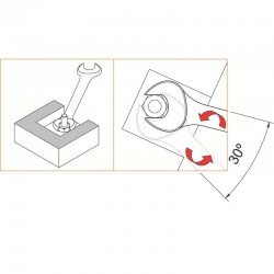 CHAVE FIXA 30X34MM TRAMONTINA