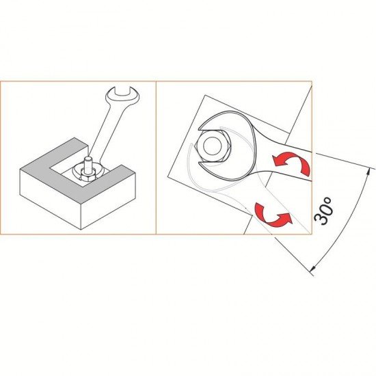 CHAVE FIXA 30X34MM TRAMONTINA