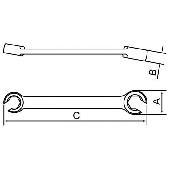 CHAVE POLIGONAL ABERTA 7/16X1/2 TRAMONTINA