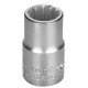 SOQUETE TECHDRIVE EM ACO CROMO VANADIO 13 MM - ENCAIXE 1 2 TRAMONTINA