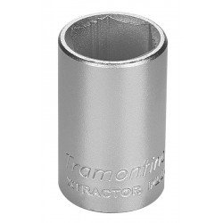 SOQUETE XTRACTOR PLUS EM ACO CROMO VANADIO 17 MM - ENCAIXE 1 2 TRAMONTINA