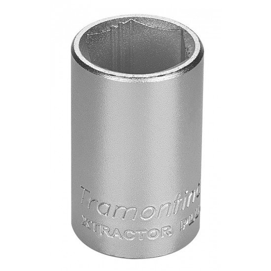 SOQUETE XTRACTOR PLUS EM ACO CROMO VANADIO 17 MM - ENCAIXE 1 2 TRAMONTINA