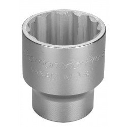 SOQUETE ESTRIADO EM ACO CROMO VANADIO 42 MM - ENCAIXE 3 4 TRAMONTINA