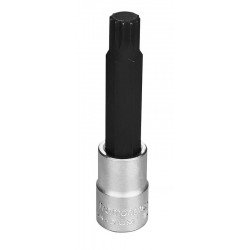 SOQUETE LONGO EM ACO CROMO VANADIO PONTA MULTIDENTADA 14 MM - ENCAIXE 1 2 TRAMONTINA