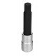 SOQUETE LONGO EM ACO CROMO VANADIO PONTA MULTIDENTADA 14 MM - ENCAIXE 1 2 TRAMONTINA