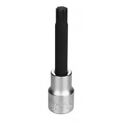SOQUETE LONGO EM ACO CROMO VANADIO PONTA RIBE 10 MM - ENCAIXE 1 2 TRAMONTINA