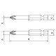 BITS PONTA CRUZADA 6X50MM TRAMONTINA