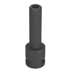 SOQUETE DE IMPACTO SEXTAVADO LONGO EM ACO CROMO MOLIBDENIO 8 MM - ENCAIXE 1 2 TRAMONTINA