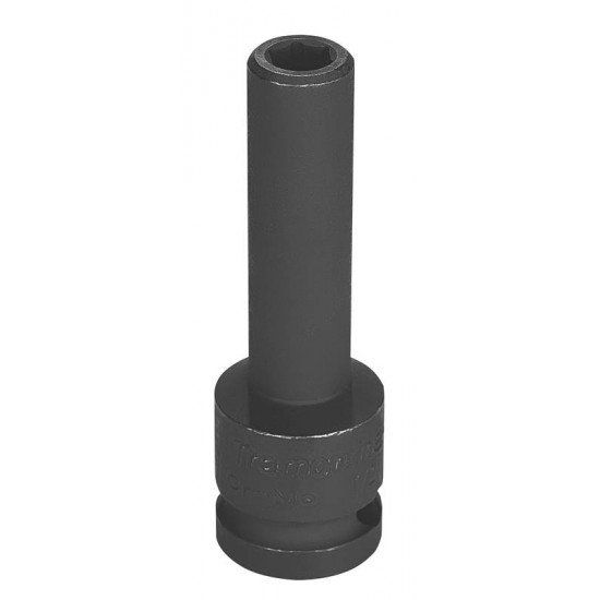 SOQUETE DE IMPACTO SEXTAVADO LONGO EM ACO CROMO MOLIBDENIO 8 MM - ENCAIXE 1 2 TRAMONTINA