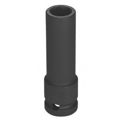 SOQUETE DE IMPACTO SEXTAVADO LONGO EM ACO CROMO MOLIBDENIO 13 MM - ENCAIXE 1 2 TRAMONTINA