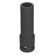 SOQUETE DE IMPACTO SEXTAVADO LONGO EM ACO CROMO MOLIBDENIO 13 MM - ENCAIXE 1 2 TRAMONTINA