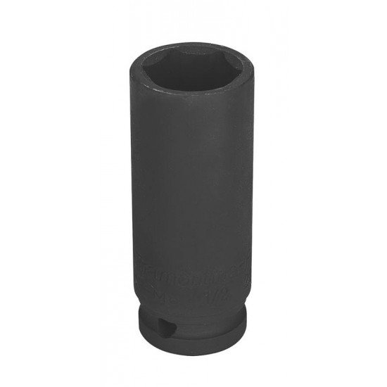 SOQUETE DE IMPACTO SEXTAVADO LONGO EM ACO CROMO MOLIBDENIO 21 MM - ENCAIXE 1 2 TRAMONTINA