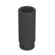 SOQUETE DE IMPACTO SEXTAVADO LONGO EM ACO CROMO MOLIBDENIO 21 MM - ENCAIXE 1 2 TRAMONTINA