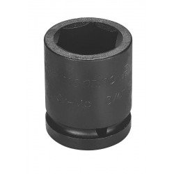 SOQUETE DE IMPACTO SEXTAVADO EM ACO CROMO MOLIBDENIO 28 MM - ENCAIXE 3 4 TRAMONTINA