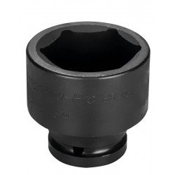 SOQUETE DE IMPACTO SEXTAVADO EM ACO CROMO MOLIBDENIO 46 MM - ENCAIXE 3 4 TRAMONTINA
