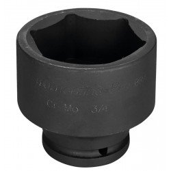 SOQUETE DE IMPACTO SEXTAVADO EM ACO CROMO MOLIBDENIO 60 MM - ENCAIXE 3 4 TRAMONTINA
