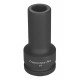 SOQUETE DE IMPACTO SEXTAVADO LONGO EM ACO CROMO MOLIBDENIO 17 MM - ENCAIXE 3 4 TRAMONTINA