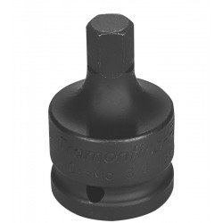 SOQUETE DE IMPACTO PONTA HEXAGOPNAL EM ACO CROMO MOLIBDENIO 13 MM - ENCAIXE 3 4 TRAMONTINA