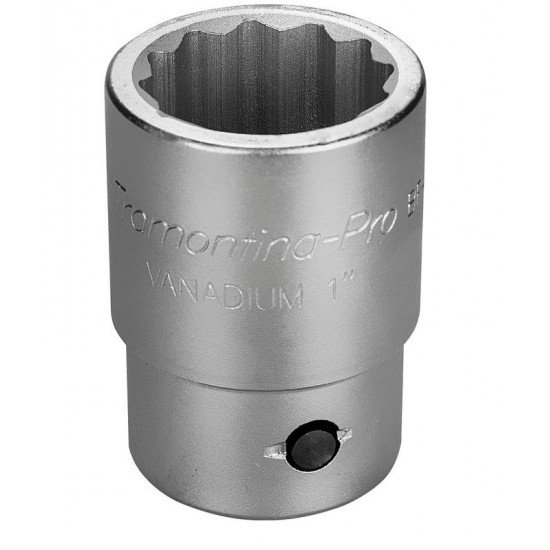 SOQUETE ESTRIADO EM ACO CROMO VANADIO 36 MM - ENCAIXE 1 TRAMONTINA