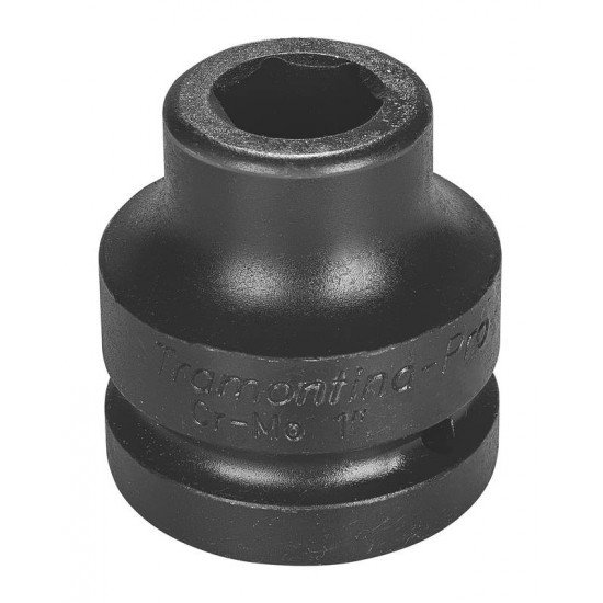 SOQUETE DE IMPACTO SEXTAVADO EM ACO CROMO MOLIBDENIO 19 MM - ENCAIXE 1 TRAMONTINA