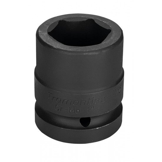 SOQUETE DE IMPACTO SEXTAVADO EM ACO CROMO MOLIBDENIO 32 MM - ENCAIXE 1 TRAMONTINA
