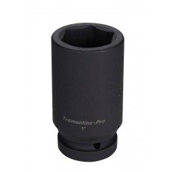 SOQUETE DE IMPACTO SEXTAVADO LONGO EM ACO CROMO MOLIBDENIO 41 MM - ENCAIXE 1 TRAMONTINA