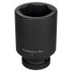 SOQUETE DE IMPACTO SEXTAVADO LONGO EM ACO CROMO MOLIBDENIO 50 MM - ENCAIXE 1 TRAMONTINA