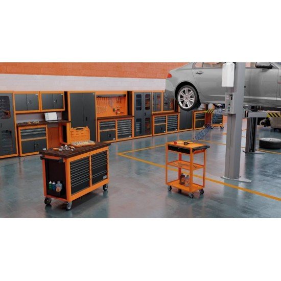 CARRO PARA FERRAMENTAS 2 GAVETAS E 2 PORTAS TRAMONTINA