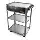 RACK MOVEL ABERTO PARA COMPUTADOR - CINZA TRAMONTINA