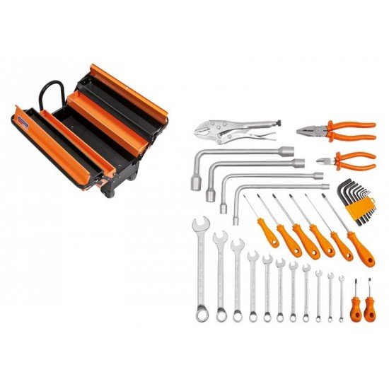 CAIXA SANFONADA CARGOBOX COMPOSICAO AUTOMOTIVA 35 PCS TRAMONTINA