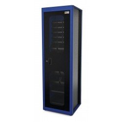 ARMARIO PARA FERRAMENTAS COM 1 PORTA, 29 CAIXAS PLASTICAS BIN E VISOR TRAMONTINA