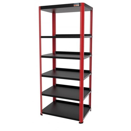 ESTANTE METALICA - 6 PRATELEIRAS VERMELHA TRAMONTINA