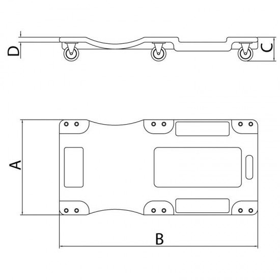 ESTEIRA PLASTICA COM ENCOSTO TRAMONTINA