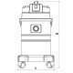 ASPIRADOR DE PÓ PARA SÓLIDOS E LÍQUIDOS 1400 W TANQUE DE AÇO INOX CAPACIDADE 30 LITROS TRAMONTINA PRO