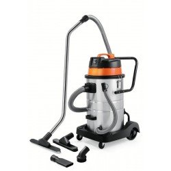 ASPIRADOR DE PÓ PARA SÓLIDOS E LÍQUIDOS 1400 W TANQUE DE AÇO INOX CAPACIDADE 50 LITROS TRAMONTINA PRO