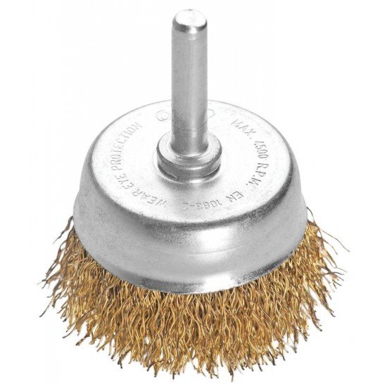 ESCOVA TIPO COPO ARAME ONDULADO COM HASTE 2X1 4 TRAMONTINA