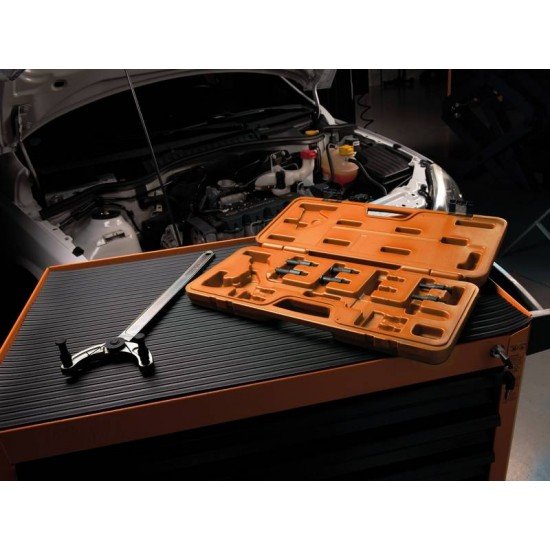 FERRAMENTA AUTO AJUSTAVEL PARA TRAVAR POLIAS DO COMANDO DE VALVULAS 9 PECAS TRAMONTINA