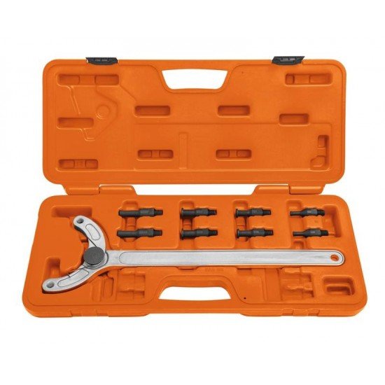 FERRAMENTA AUTO AJUSTAVEL PARA TRAVAR POLIAS DO COMANDO DE VALVULAS 9 PECAS TRAMONTINA