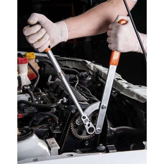 FERRAMENTA AUTO AJUSTAVEL PARA TRAVAR POLIAS DO COMANDO DE VALVULAS TRAMONTINA