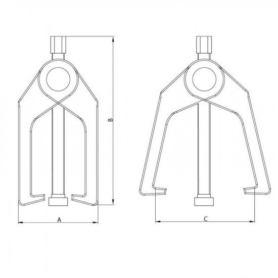 EXTRATOR DE PIVO E TERMINAL DA BARRA DE DIRECAO TRAMONTINA