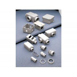 CONDULETE EM ALUMINIO TIPO B DE 1.1 4 COM ROSCA BSP COM PINTURA EPOXI TRAMONTINA