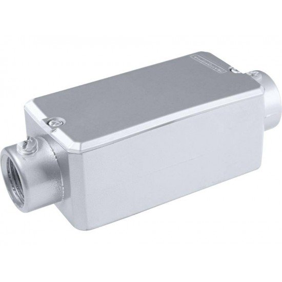 CONDULETE EM ALUMINIO TIPO C DE 2.1 2 COM TAMPA SEM ROSCA COM PINTURA EPOXI TRAMONTINA