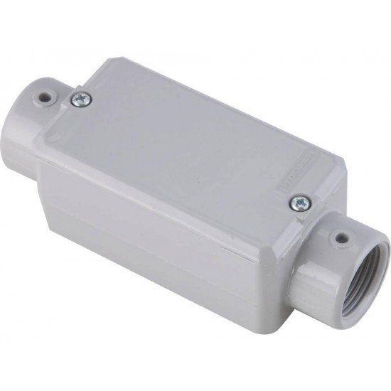 CONDULETE EM ALUMINIO TIPO C 2 COM ROSCA BSP COM TAMPA E COM PINTURA EPOXI TRAMONTINA